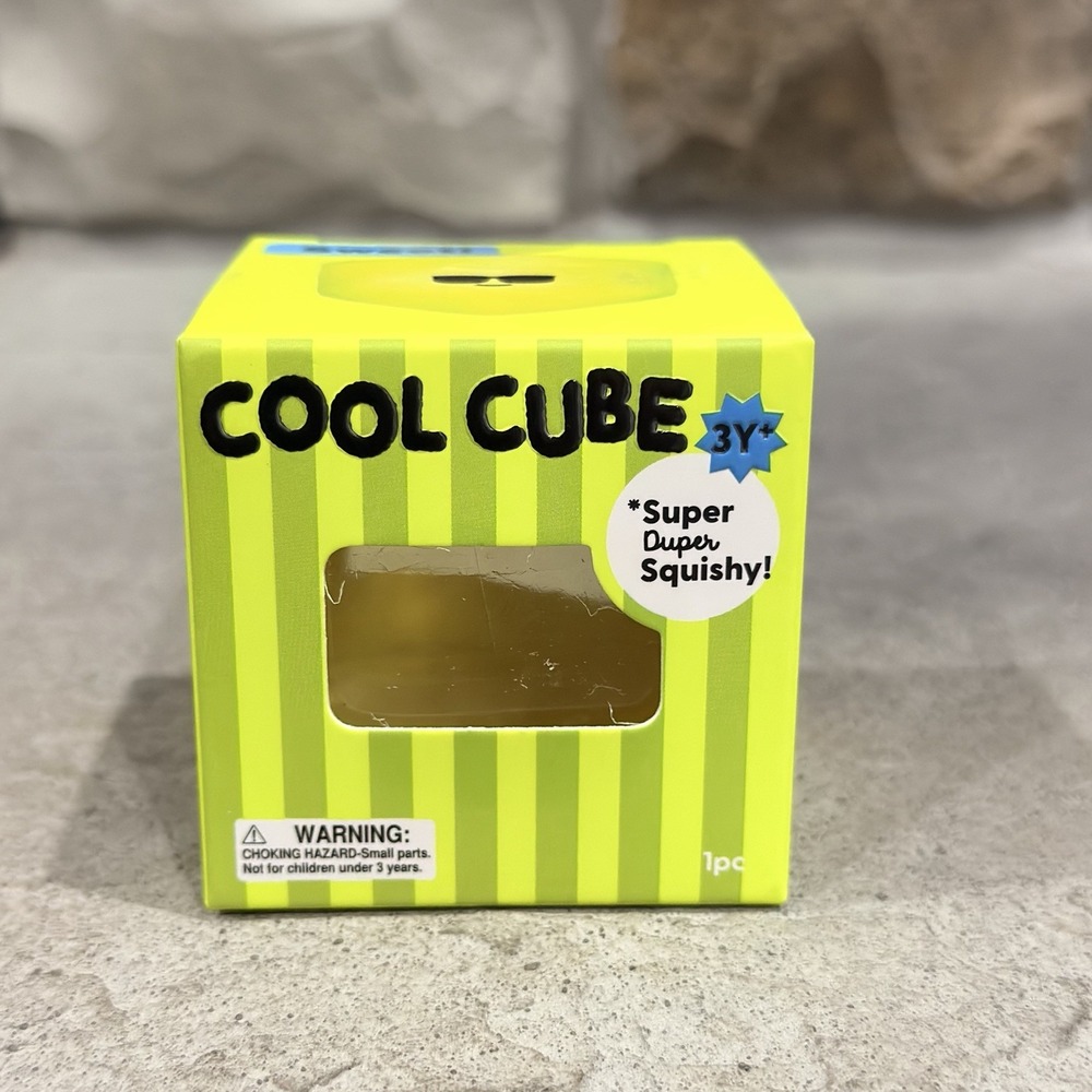 *NEW* Target NeeDoh-Style J'Adore Squishy cube Super Duper Squishy Toy Yellow!